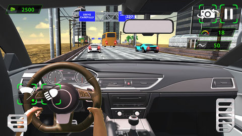 快速的赛车在高速公路上游戏正版