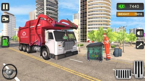 城市垃圾车模拟驾驶汉化版